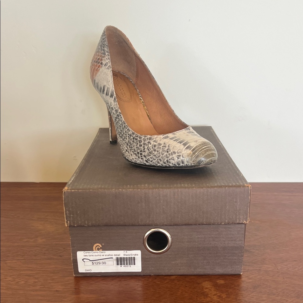 Corso Como Del Pump White Python 7.5 - Picture 9 of 17